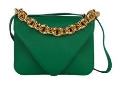 Small Mount, Leather, Green, PO1621599G, DB, 3*